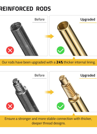 CVLIFE Gun Cleaning Kit featuring ensure a stronger and more stable connection with thicker 9mm&.45