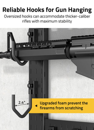 CVLIFE Gun Rack featuring reliable hooks for gun hanging Multi-Layer Gun Rack