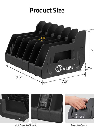CVLIFE Safe Handgun Rack featuring product size vlife vlife 6 Slots