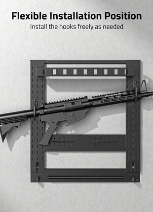CVLIFE Rack Wall Mount featuring flexible installation position install the hooks freely as needed Compact Gun Rack