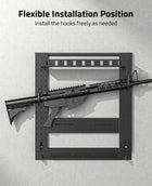 CVLIFE Rack Wall Mount featuring flexible installation position install the hooks freely as needed Compact Gun Rack