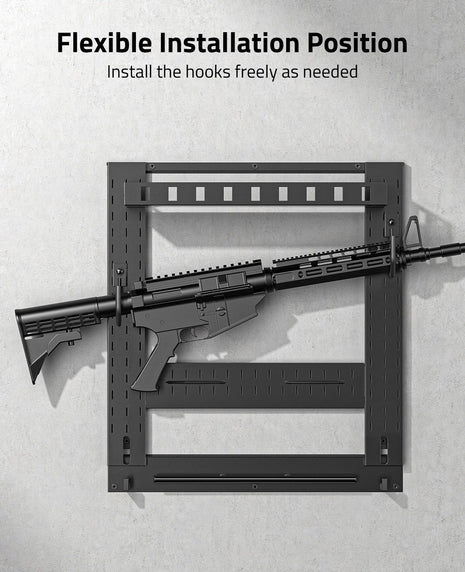 CVLIFE Rack Wall Mount featuring flexible installation position install the hooks freely as needed Compact Gun Rack