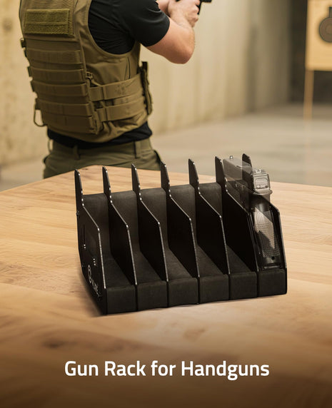 CVLIFE Safe Handgun Rack featuring gun rack for handguns 6 Slots