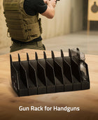 CVLIFE Safe Handgun Rack featuring gun rack for handguns 8 Slots