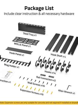 CVLIFE Gun Rack featuring include clear instruction & all necessary hardware Multi-Layer Gun Rack