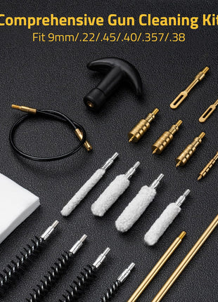 CVLIFE Gun Cleaning Kit featuring comprehensive gun cleaning kit 9mm .22 .45 .38& .40
