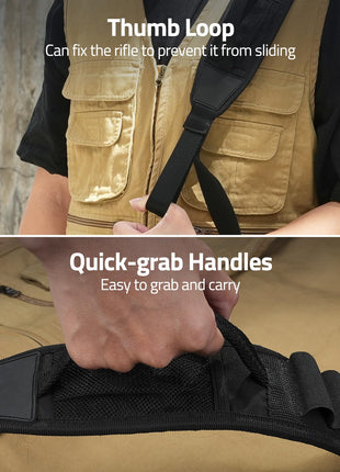 CVLIFE Adjustable Two Point Sling featuring quick-grab handles easy to grab and carry