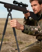 CVLIFE aluminum rifle bipod in black