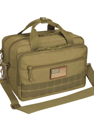 CVLIFE Range Bag 2 Pistols 7 Magazines Hunting in khaki