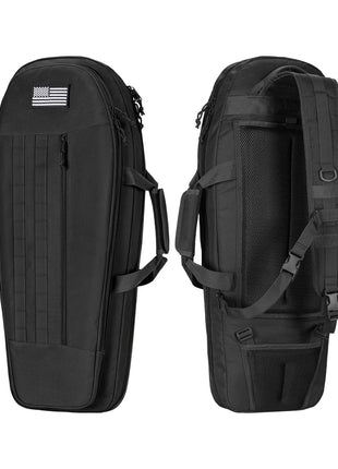 CVLIFE Rifle Bag Sling Backpack in black