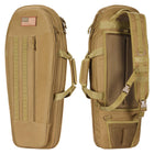 CVLIFE Rifle Bag Sling Backpack in flat dark earth