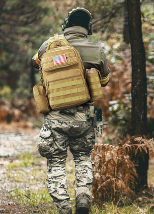 CVLIFE backpack for men featuring ne in khaki