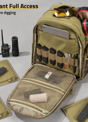 CVLIFE shooting range bag featuring instant full access no more digging
