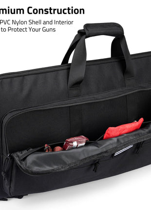 CVLIFE gun case featuring lining to protect your guns in black