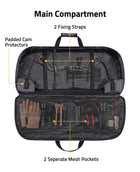 CVLIFE Bow Case featuring padded cam protectors 2 seperate mesh pockets 37
