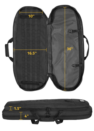 CVLIFE backpack featuring i 1.5" in black