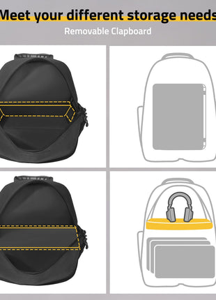 CVLIFE shooting range bag featuring meet your different storage needs in black