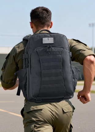 CVLIFE assault backpack in black