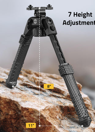 CVLIFE Bipod 8-11 Inches featuring 7 height adjustment