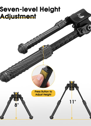 CVLIFE 8 to 11 featuring seven-level height adjustment pressbuttonto