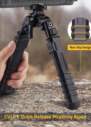 CVLIFE Bipod Quick Release featuring quick release picatinny bipod