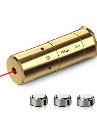 Bore Sight 12 Gauge Laser Red Dot Boresighter