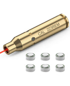 Bore Sight 223 5.56mm Laser Sight Red Dot Boresighter with Batteries