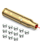 CVLIFE Bore Sight 223 5.56mm Red Laser Boresighter with 4 Sets of Batteries
