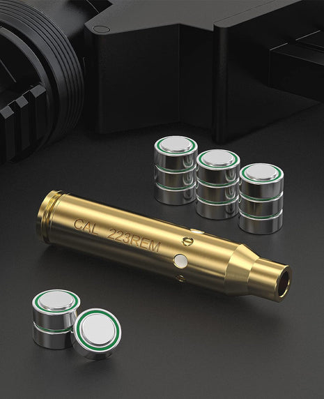 223 5.56mm Red Laser Boresighter with 4 Sets of Batteries