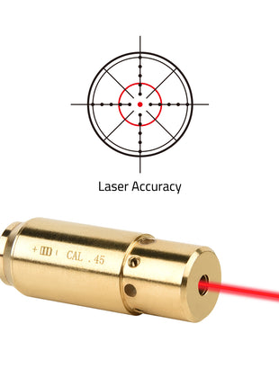 CVLIFE Bore Sight .45acp Red Dot Boresighter with Two Sets of Batteries