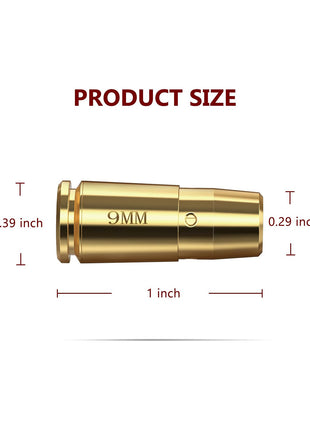 9mm Bore Sight Size Details