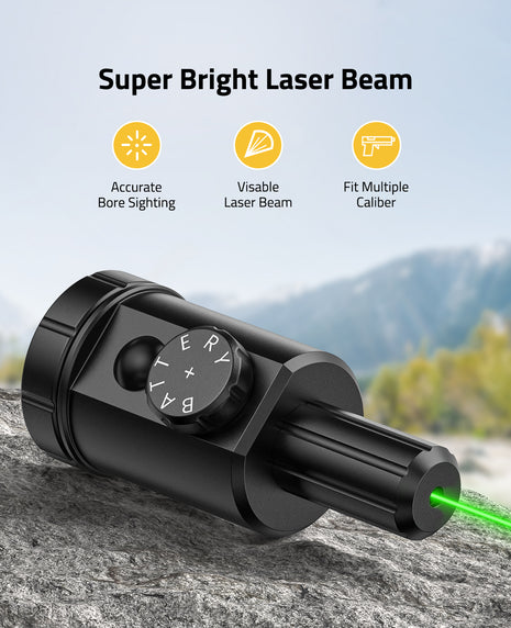 Super Bright Laser Beam of Green Boresighter