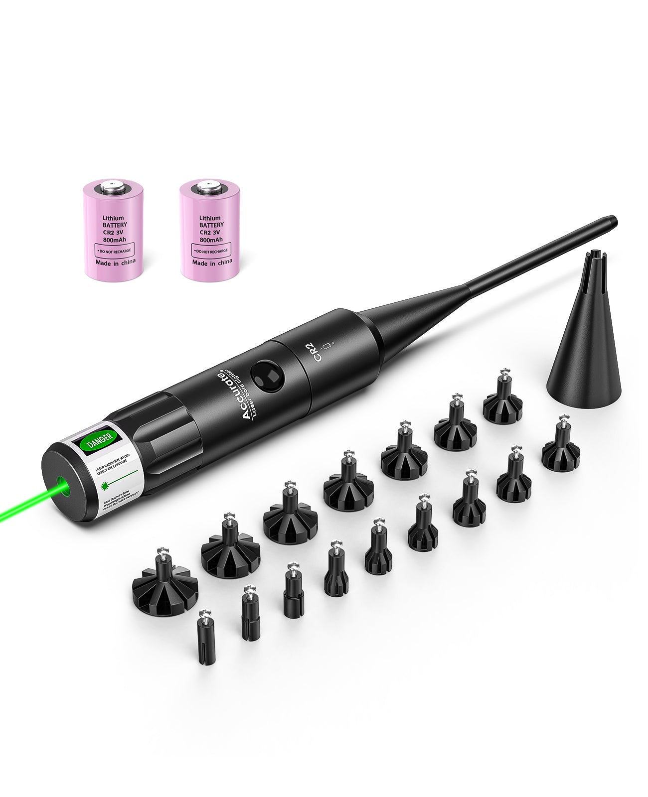 360 Tactical 300BLK Blackout Boresight with Red-Laser 6 Battery 360 Tactical 300BLK Blackout Boresight with Red-Laser 6 Battery