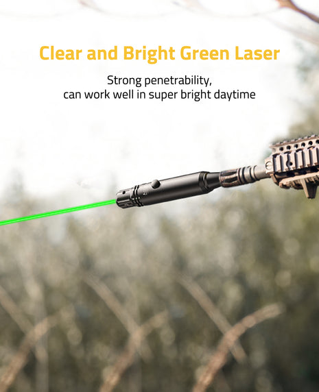 Clear and Bright Green Laser Bore Sight Kit