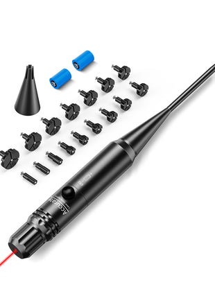 Red Laser Bore Sight Kit with 16pcs Adapters