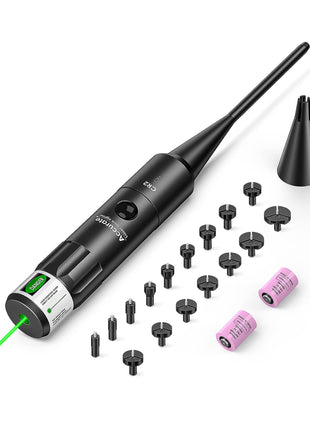 CVLIFE Bore Sight Kit Green Laser with Big Button Switch
