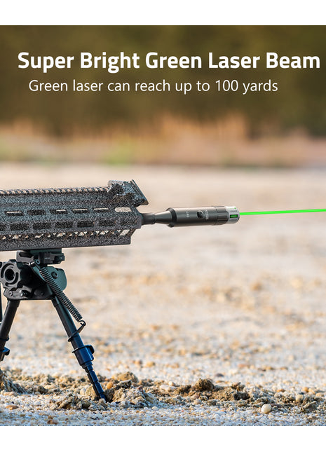 Super Bright Green Laser Bore Sighter