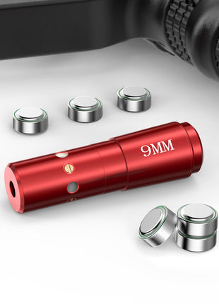 9mm Red Laser Bore Sight with 6 Batteries