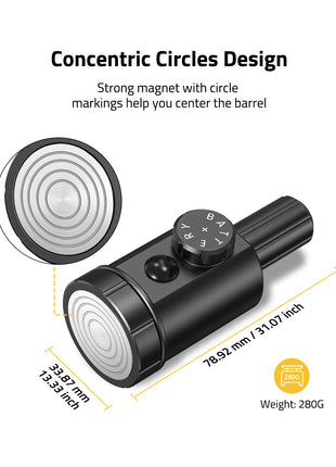 Bore Sighter with Concentric Circles Design