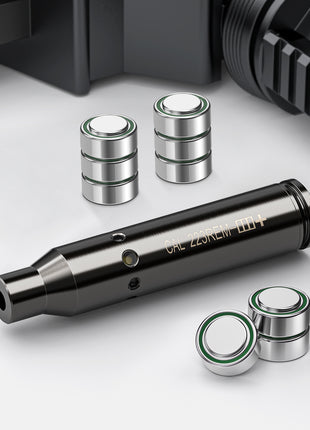 CVLIFE Boresight for 223REM Laser Bore Sighter with 9 Batteries