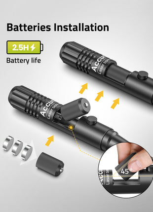 2.5 Hours Battery Installation for Accuracy Laser Bore Sight Kit