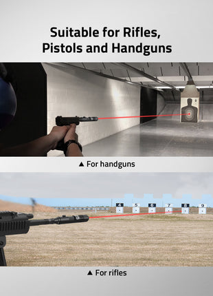 CVLIFE Laser Bore Sight Kit for Rifles, Pistols and Handguns
