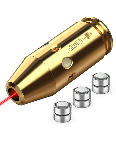 CVLIFE AUTO 380ACP Red Laser Bore Sight Hunting featuring 380auto-m+