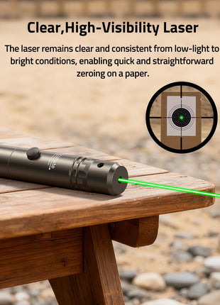 CVLIFE Bore Sight Laser featuring clear,high-visibility laser Green Laser & 30mm Scope Leveling Kit