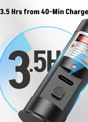 CVLIFE Laser Bore Sighter featuring danger laser diode Red Laser