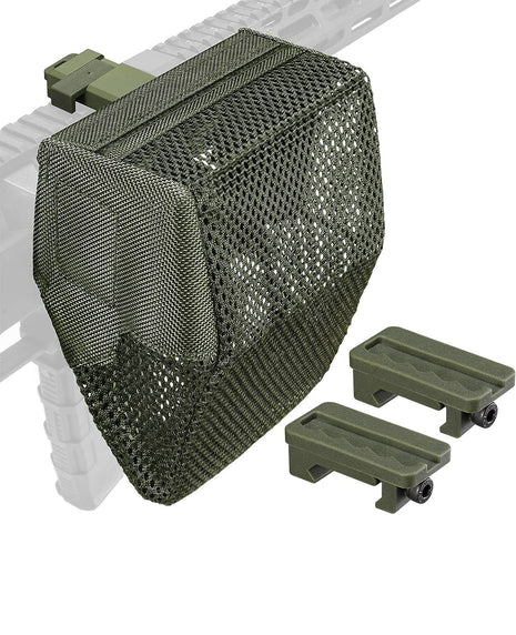 Green Brass Catcher for Picatinny Rail Mount