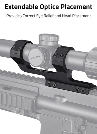 30mm Scope Mount Provides Correct Eye Relief and Head Replacement