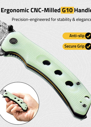 CVLIFE carry knife featuring precision-engineered for stability & elegance in natural