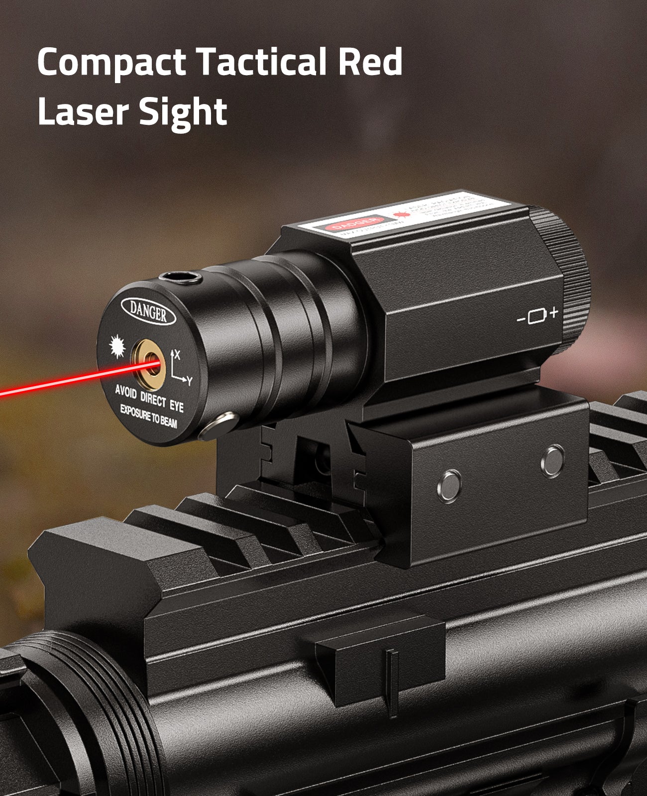 CVLIFE Viseurs Laser Rouges Compacts avec Montage Rail Picatinny