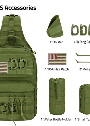 CVLIFE day carry bag featuring bbbd in green